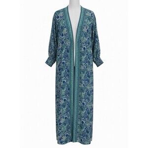 Palak Robe Women's One Size Dress Gown Boho Beach Cover Up Resort Maxi Dress